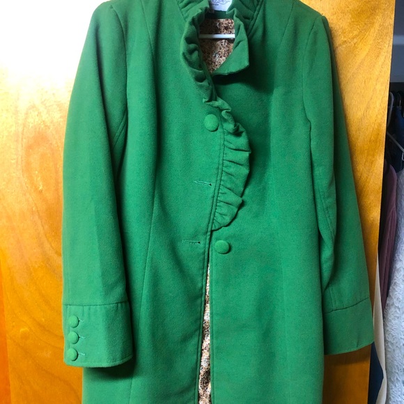 Pink Martini Jackets & Coats Pink Martini Collection Long Green